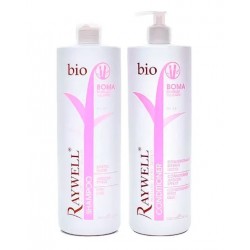 Набір Raywell Bio Boma шампунь і кондиціонер для розгладження волосся 2х200 г в розливі
