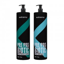 Набір Extremo Pre-Probiotic  Detox Trivalent шампунь та кондиціонер тривалентні з пробіотиком (EX226/EX227) 2x500 мл  