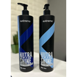 Набір Extremo Nutra Shine шампунь і кондиціонер для делікатного очищення та живлення волосся (EX434/EX241) 2x200 г в розливі