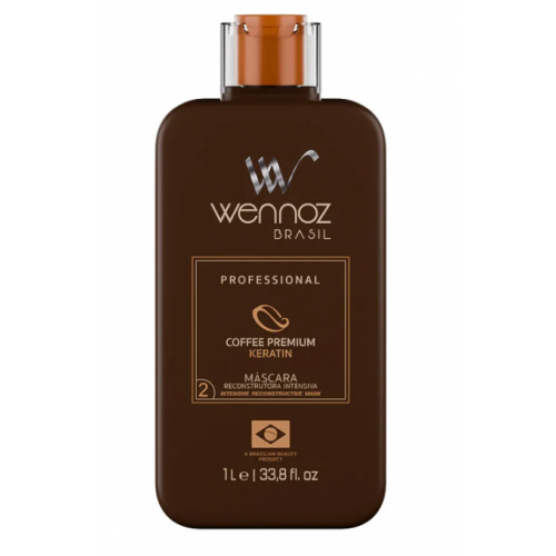 Кератин Wennoz Brasil Coffee Premium Keratin Intensive Reconstructive Mask 1000 мл