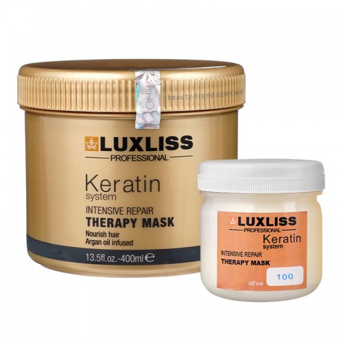 Відновлювальна маска з кератином Luxliss Keratin Intensive Repair Therapy Mask 100 мл розлив