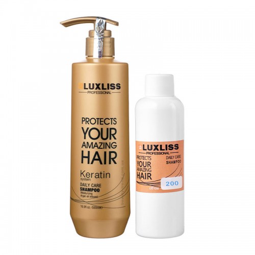 Шампунь з кератином LuxLiss Keratin Smoothing Daily Shampoo 200 мл розлив