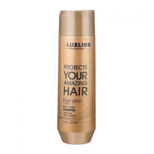 Шампунь з кератином LuxLiss Keratin Smoothing Daily Shampoo 250 мл 