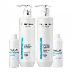 Набір Luxliss Argan Oil Luxury Intensive Moisture Original зволожуючі арганові шампунь та кондиціонер 2x200 г (розлив)