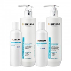 Набір Luxliss Argan Oil Luxury Intensive Moisture Original зволожуючі арганові шампунь та кондиціонер 2x200 мл в розливі