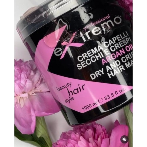 Маска Extremo Dry and Crisp Hair Mask для сухого та пошкодженого волосся з аргановою олією (EX406) 200 г (розлив)