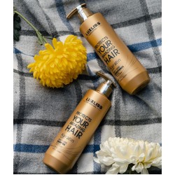 Набір Luxliss Keratin Smoothing Daily Care кератиновий шампунь та кондиціонер для щоденного використання 2x500 мл
