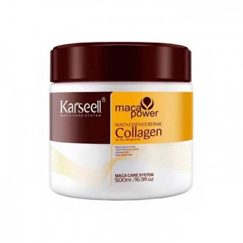 Кондиціонуюча маска-есенція Karseell Collagen Hair Mask з аргановим маслом для відновлення волосся, 500 мл