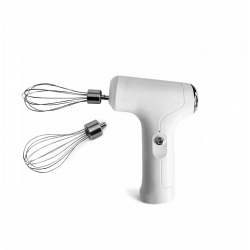 Електричний перукарський міксер-вінчик для змішування фарб, професійних засобів з акумулятором, 2 насадки