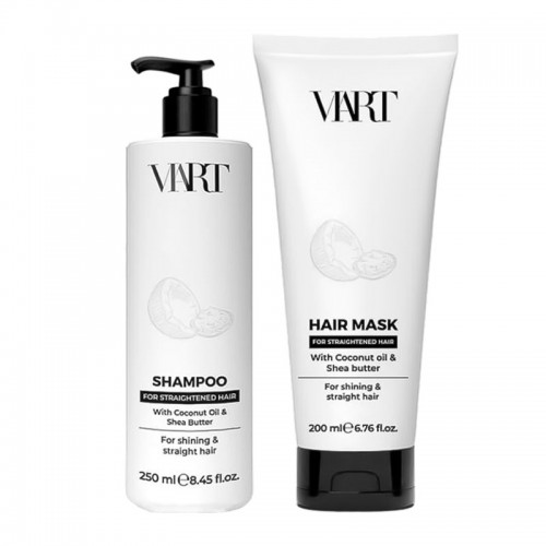 Набір VIART with Coconut Oil & Shea Butter шампунь і маска для розгладжування та блиску волосся, 250/200 мл