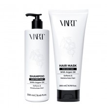 Набір VIART with Argan Oil зволожуючі шампунь і маска для кучерявого волосся, 250+200 мл