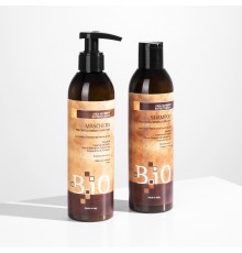 Набір B.iO Sinergy DUO живильний шампунь та маска для відновлення волосся, 2х250 мл