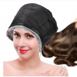 Електрична термошапка-сушуар для масок, ламінування та лікування волосся My Cosmetics "Premium Black Thermal Cap" чорна