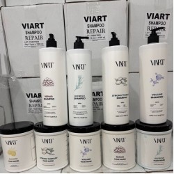 Набір VIART DUO with Caviar Extract шампунь та маска для відновлення та розгладження волосся, 2х1000 мл