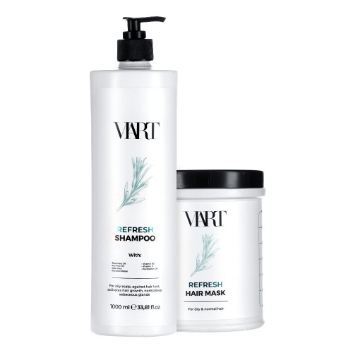 Набір проти випадіння VIART DUO with Rosemary Oil шампунь і маска для для сухого і нормального волосся, 2х1000 мл