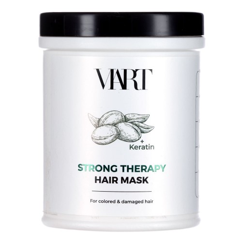 Набір VIART with Keratin & Argan Oil шампунь і маска для фарборваного і пошкодженого волосся, 2х1000 мл