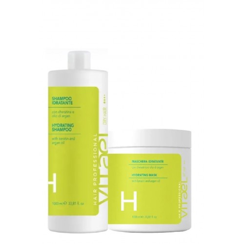 Набір VITAEL Dry Hair DUO шампунь, маска для зволоження сухого волосся, 2х1000 мл