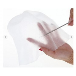 Професійна багаторазова силіконова шапочка для фарбування та мелірування волосся з гачком для колориста сіра