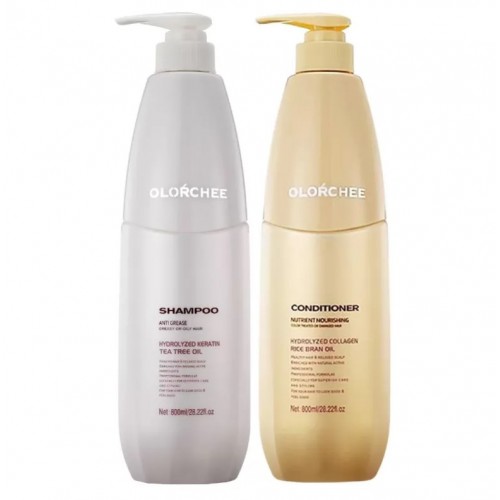 Набір Olorchee Anti Grease DUO шампунь та кондиціонер Nutrient Nourishing для жирного волосся та шкіри голови 2х800 мл