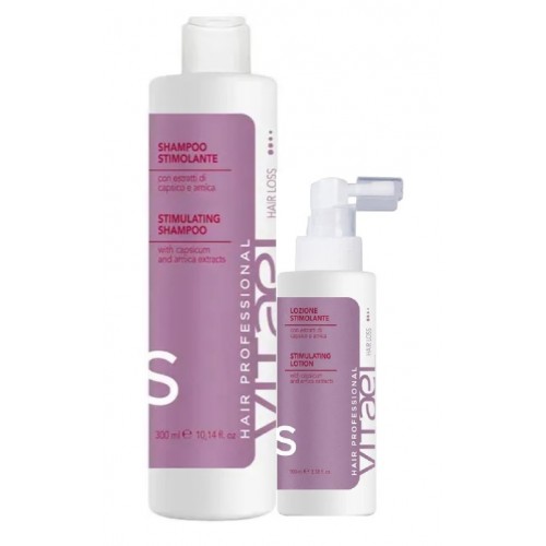Набір VITAEL Hair Loss Stimulating шампунь і лосьйон проти випадіння та для росту волосся, 300+100 мл
