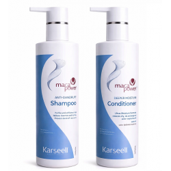Набір Karseell Maca Power шампунь та кондиціонер проти лупи та для відновлення пошкодженого волосся 2х500 мл