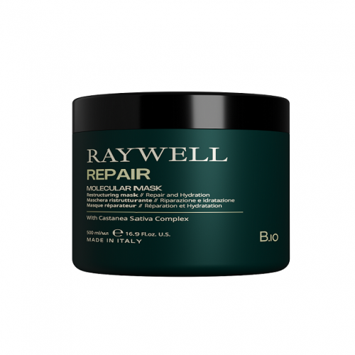 Маска для реконструкції пошкодженого волосся RAYWELL B.IO REPAIR (RR633), 500 мл