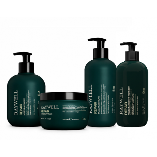 Набір для відновлення пошкодженого волосся RAYWELL B.IO REPAIR  275/245/2х200 мл