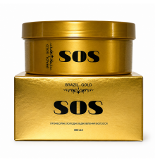 Маска-реконструктор Brazil Gold SOS для відновлення волосся, 300 мл