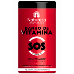 Набір ботексу для відновлення волосся NATUREZA SOS Banho de VITAMINA, 2х1000 мл