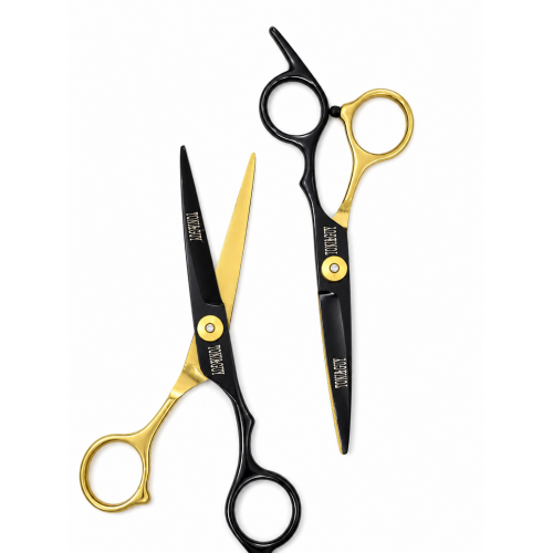 Ножиці для стрижки волосся Toni&Guy 5,5, чорно-золоті
