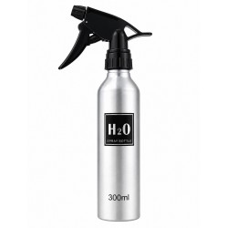 Перукарський пульверизатор Beauty Tools для волосся H2O метал, сріблястий, 300 мл