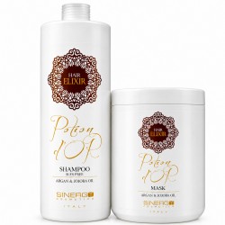 Набір Sinergy Potion D'or DUO М шампунь і маска для живлення і відновлення пошкодженого волосся, 2х1000 мл