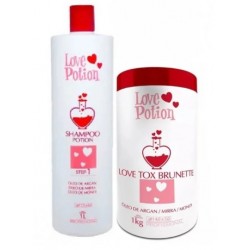 Набір ботексу Love Potion Love Tox Brunette Óleo De Argan, 50/100 г (розлив)