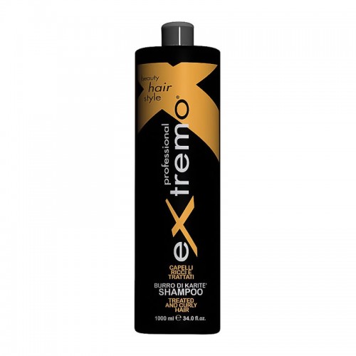 Шампунь Extremo Treated and Curly Hair Shampoo для пошкодженого та кучерявого волосся (EX411) 1000 мл заводська тара