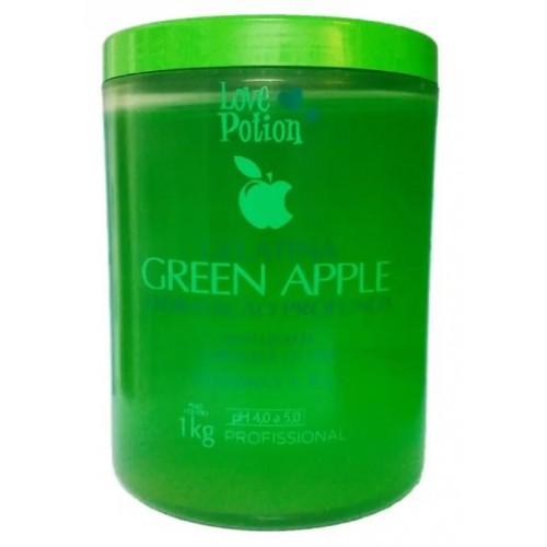 Кoлaгeн для волосся Love Potion Gelаtina Green Apple 200 г (розлив)