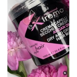 Маска для сухого та пошкодженого волосся з аргановою олією Extremo Dry and Crisp Hair Mask (EX406) 500 г (розлив)
