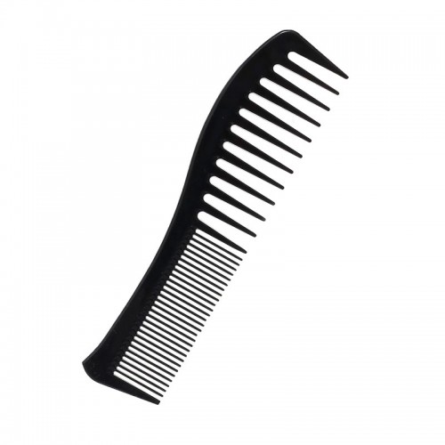 Гребінь для стрижки та укладання волосся Professional Hair Comb ABS двосторонній антистатичний термостійкий 19х5 см чорний