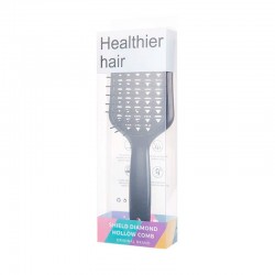 Продувна щітка-браш Janeke Vent Detangling Brush для розплутування та сушіння волосся широка
