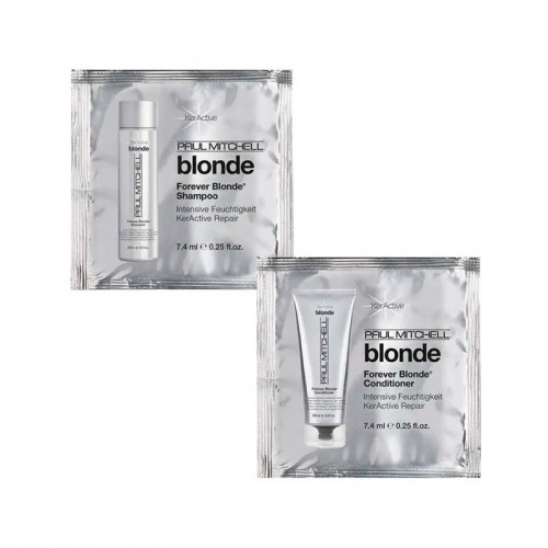 Набір Paul Mitchell Forever Blonde шампунь і кондиціонер для світлого і фарбованого волосся 7,4 мл+7,4 мл(саше)