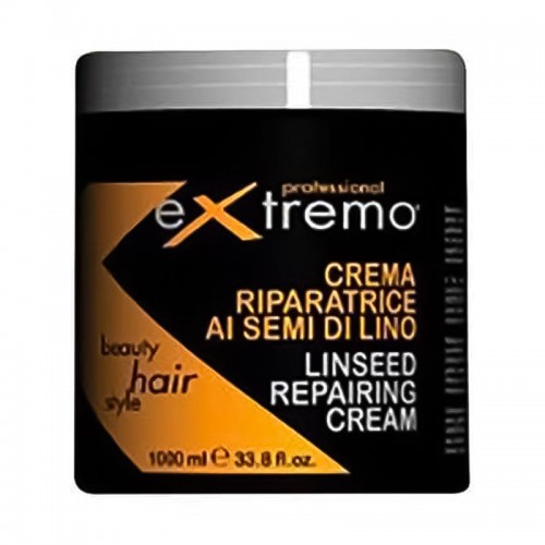 Відновлююча маска для волосся з лляною олією Extremo Linseed Repairing Cream (EX400) 1000 мл заводська тара