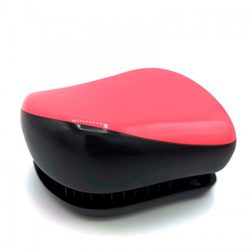 Гребінець для волосся Tangle Teezer Compact матовий чорно-червоний