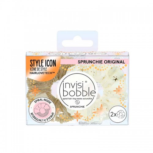 Резинка-браслет для волосся Invisibobble SPRUNCHIE Time To Shine Bring on the Night (2 шт.)