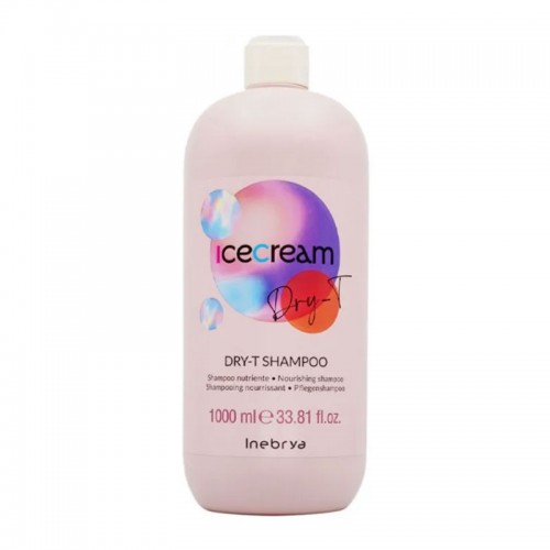 Шампунь Inebrya Ice cream Dry-T shampoo живильний для сухого та пошкодженого волосся