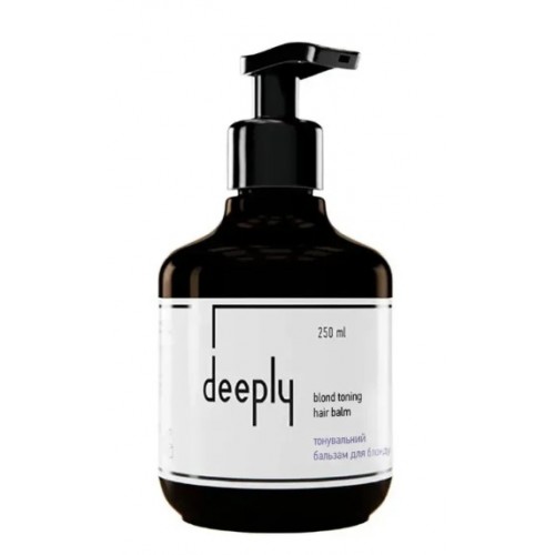 Тонувальний бальзам для блонду deeply blond toning hair balm 250 мл