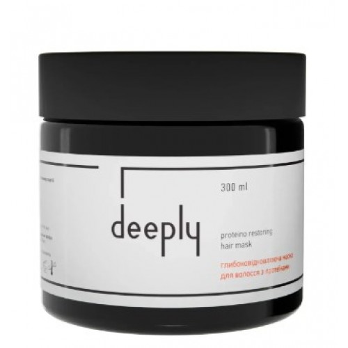 Глибоковідновлююча маска для волосся з протеїнами deeply protein restoring hair mask 300 мл 