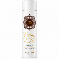 Безсульфатний шампунь Sinergy Potion D'or Shampoo з олією аргани і жожоба для сухого і тм'яного волосся, 250 мл