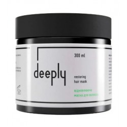 Набір deeply для інтенсивного зволоження сухого пошкодженого волосся шампунь hydrating, маска restoring та спрей 10 у 1 protecting hair spray 300/250/200 мл