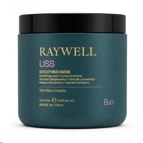Маска Raywell B.io LISS Smoothing Mask With Ribes Complex для контролю і блиску пухнастого волосся (RR653), 500 мл