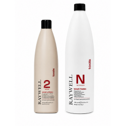 Набір для біозавивки Raywell Wave Tools Lotion 2 Medium для натурального та фарбованого волосся RR541+RR543, 500/1000 мл