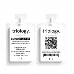 Набір BONDPLEX 2F Triology DUO для інтенсивної реконструкції пошкодженого волосся, 2х15 мл  